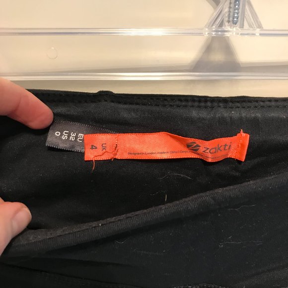 Zakti full length black leggings - Picture 2 of 3